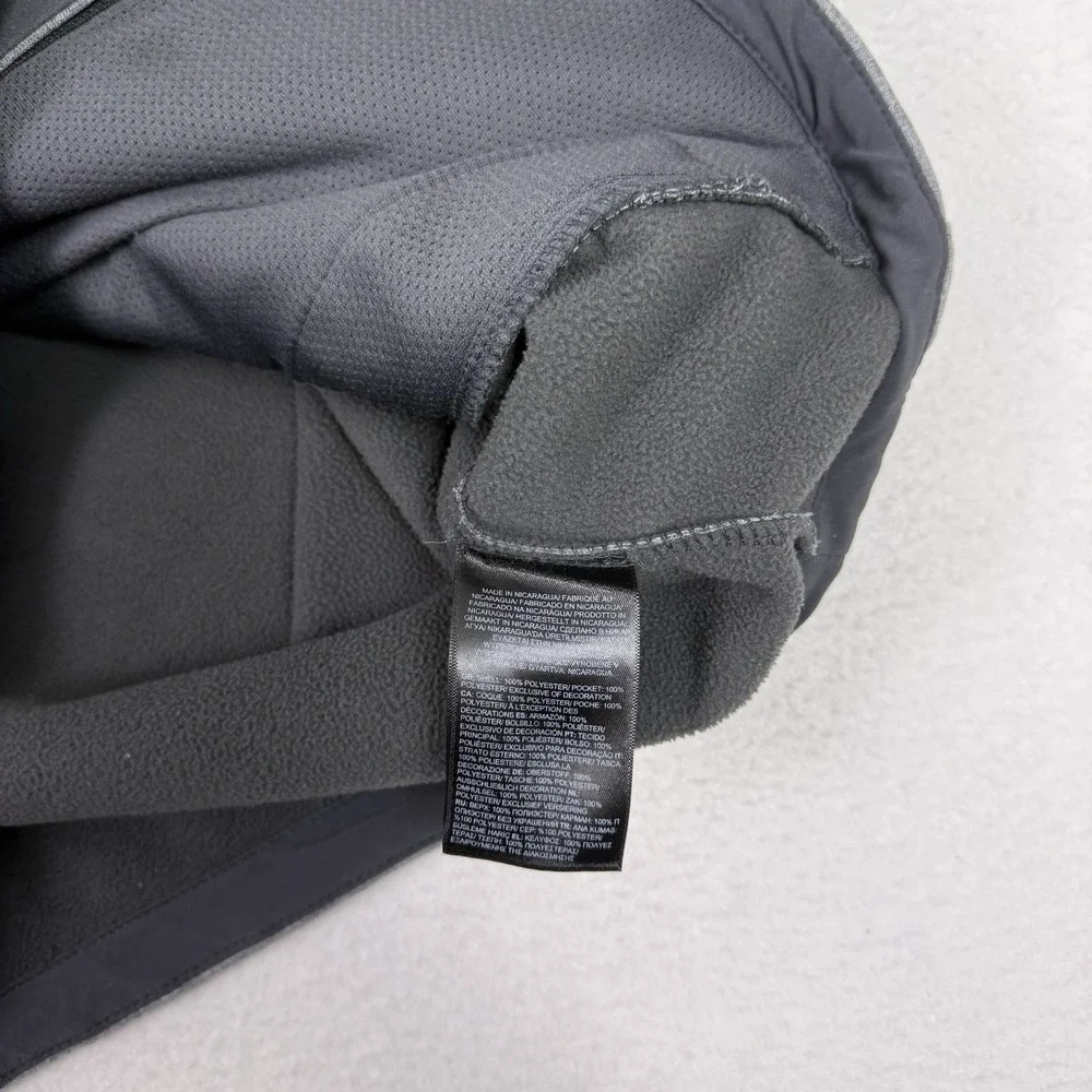 The North Face Mens L Gray Apex Bionic Windwall Softshell Jacket Gutter Pros‎